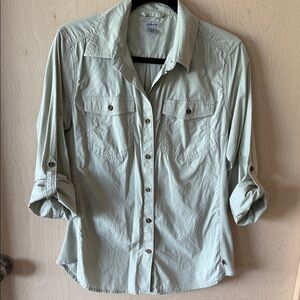 Carhartt Rugged Flex Bozeman Light Green Button-Up Shirt